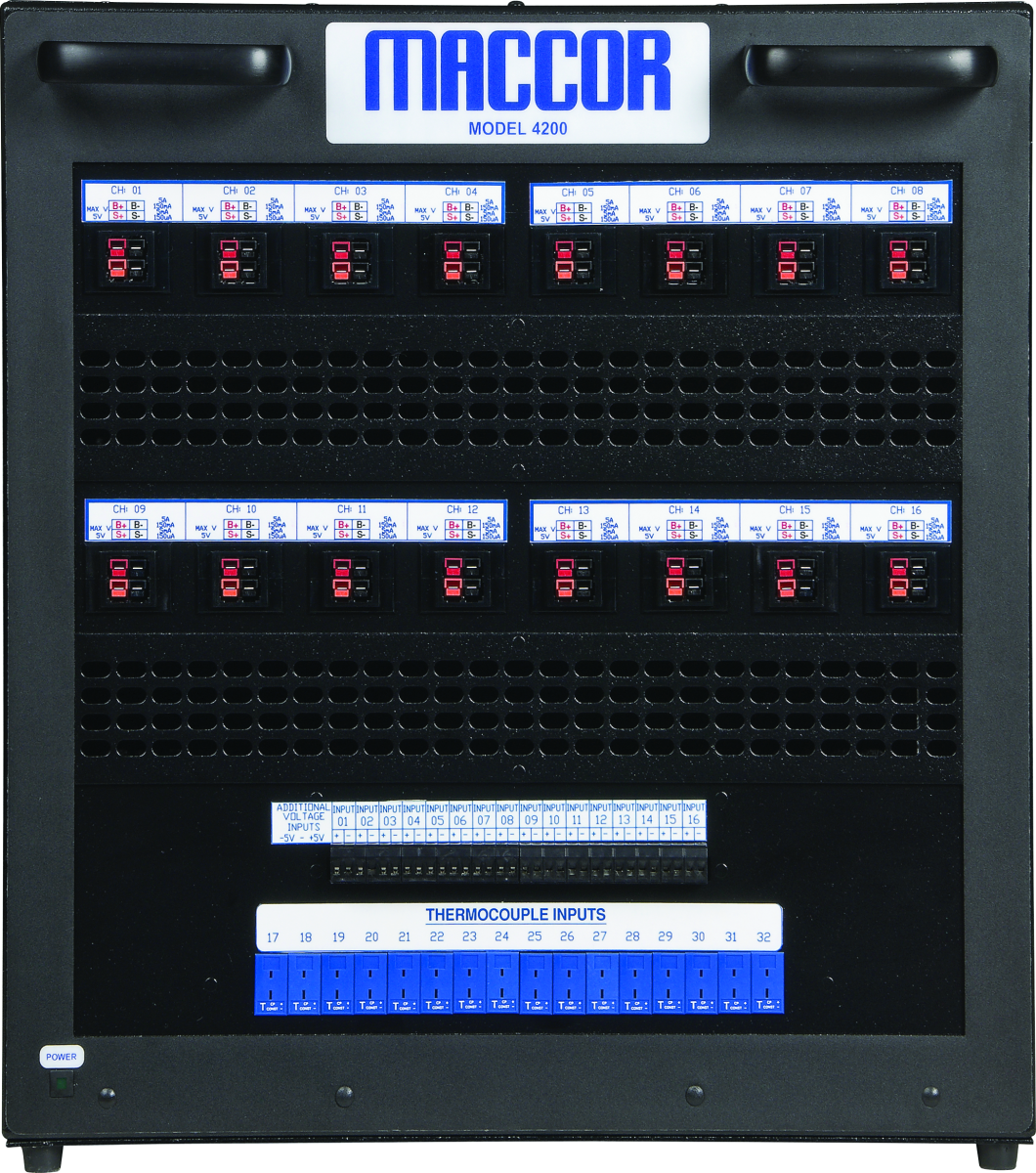 Maccor Series 4200 Desktop Battery Tester — 16-channel high-throughput benchtop unit