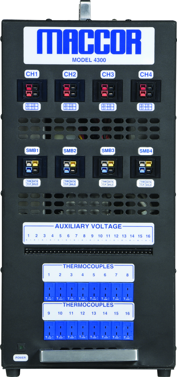 Maccor Series 4300 Desktop Battery Tester — 8-channel double-wide cabinet